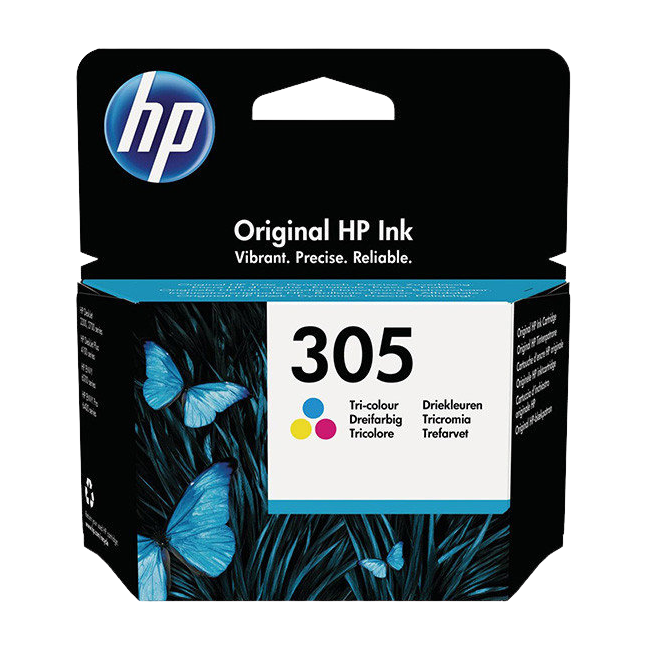 Tusz HP 305 Tri-color – oryginalny tusz kolorowy (3YM60AEUUQ)